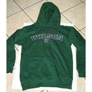 Wilson sweater hoodie mens small green Badger Sport
